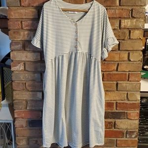 Cotton stretch dress